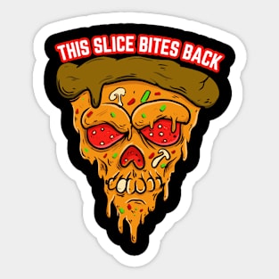 Pizza Monster Sticker